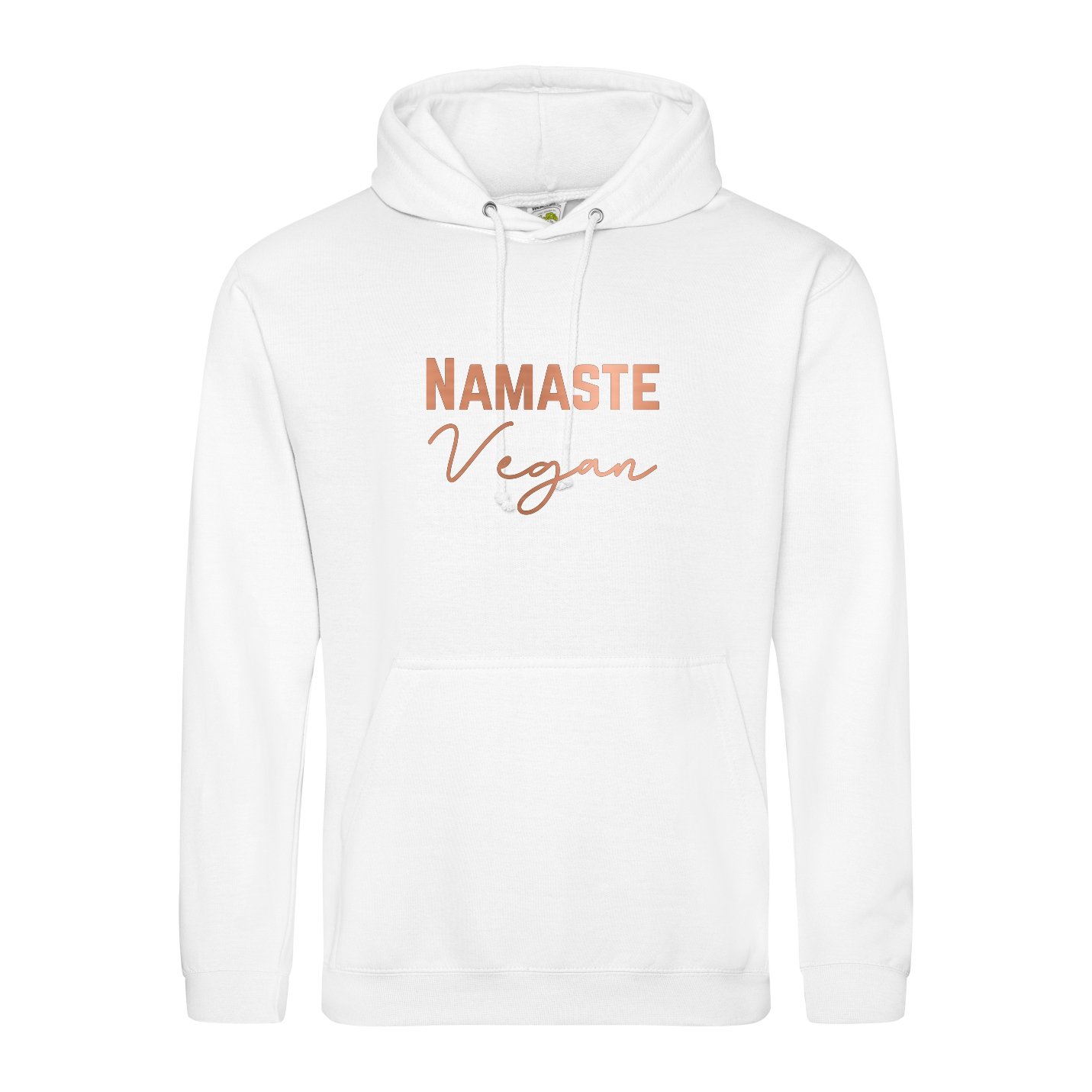 Allergy Village Hoodie White Namaste Vegan Allergy Village Hoodie White Namaste Vegan