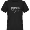 Allergy Village Tee Black Namaste Vegan