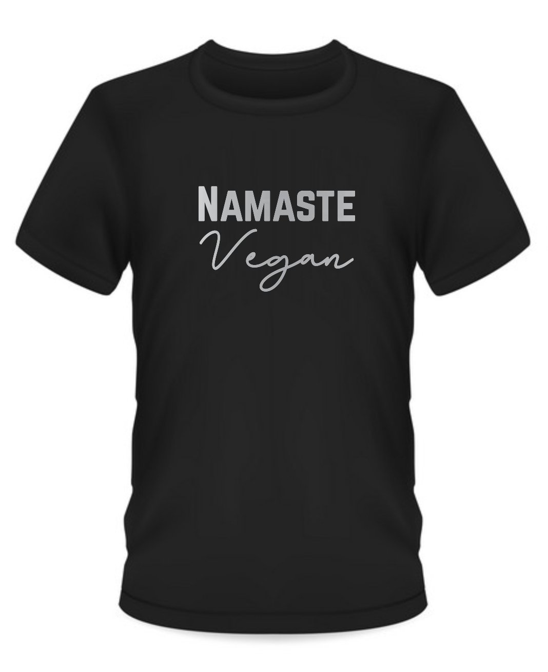 Allergy Village Tee Black Namaste Vegan Allergy Village Tee Black Namaste Vegan
