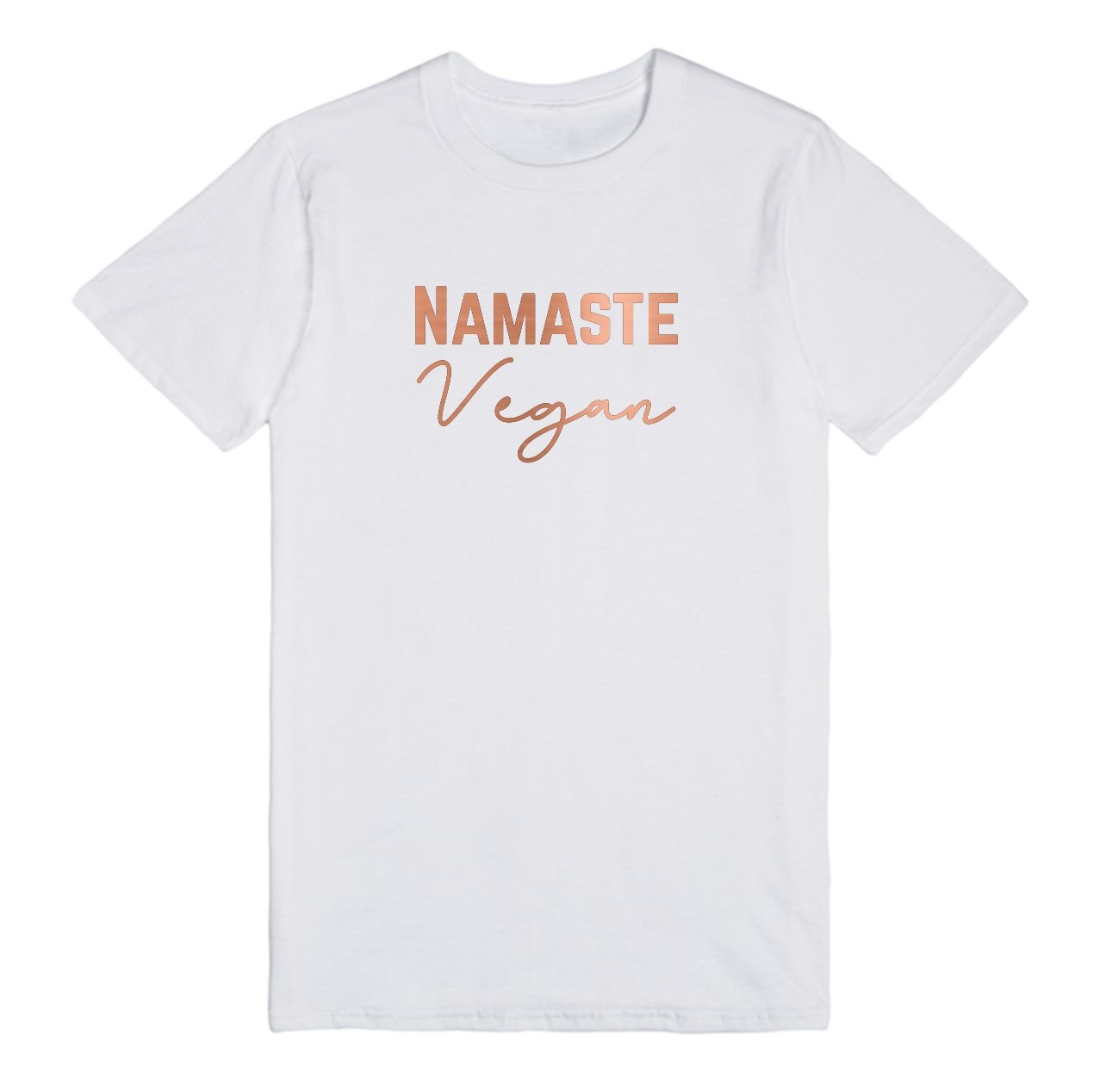 Allergy Village Tee White Namaste Vegan Allergy Village Tee White Namaste Vegan