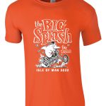 Hospice – Big Splash T-shirt – Orange